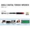 Acdelco 1/2" Angle Digital Torque Wrench, 5 to 99 ft-lbs ARM317-4A ARM317-4A - alternate 8